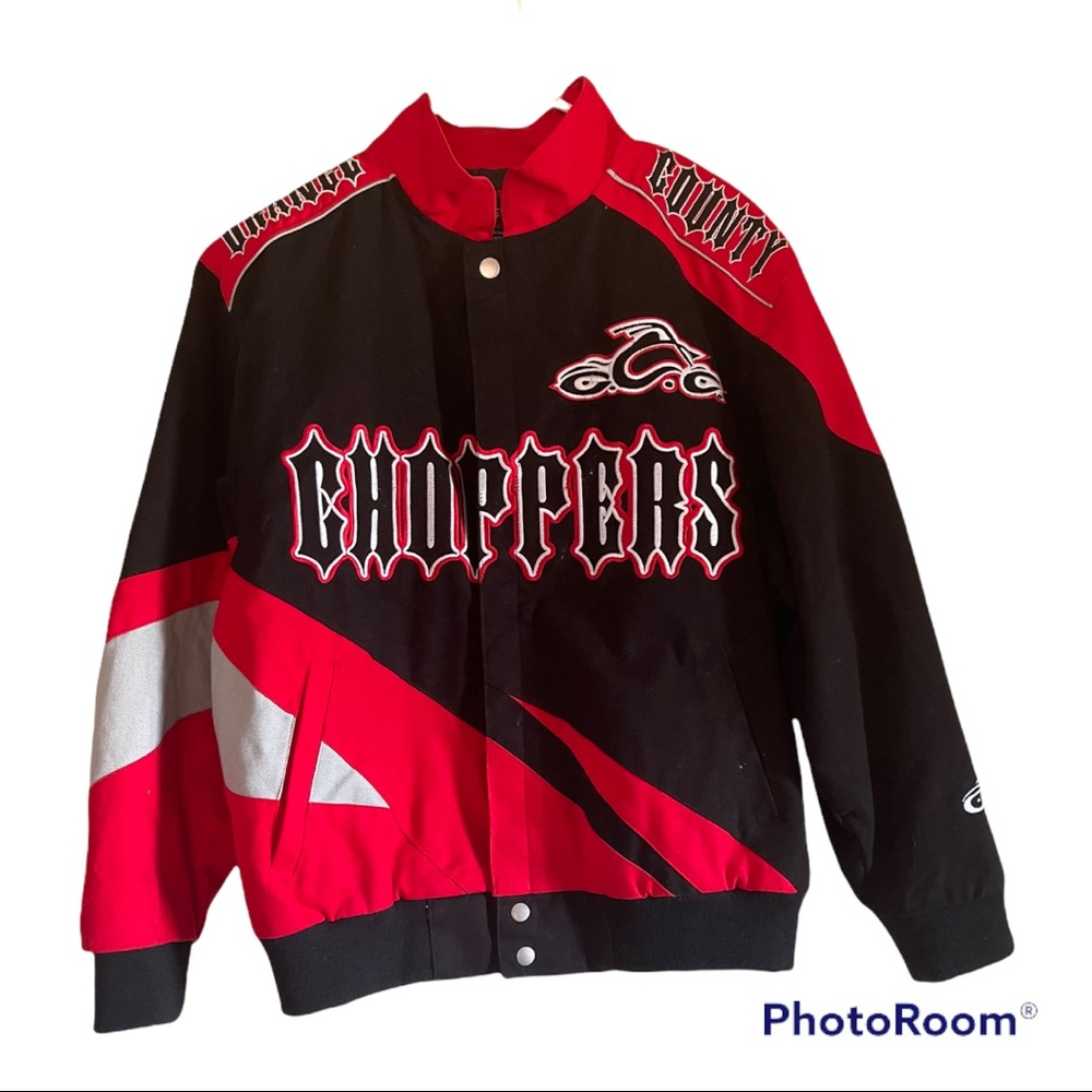 Boys 14/16 Orange County Choppers red and black